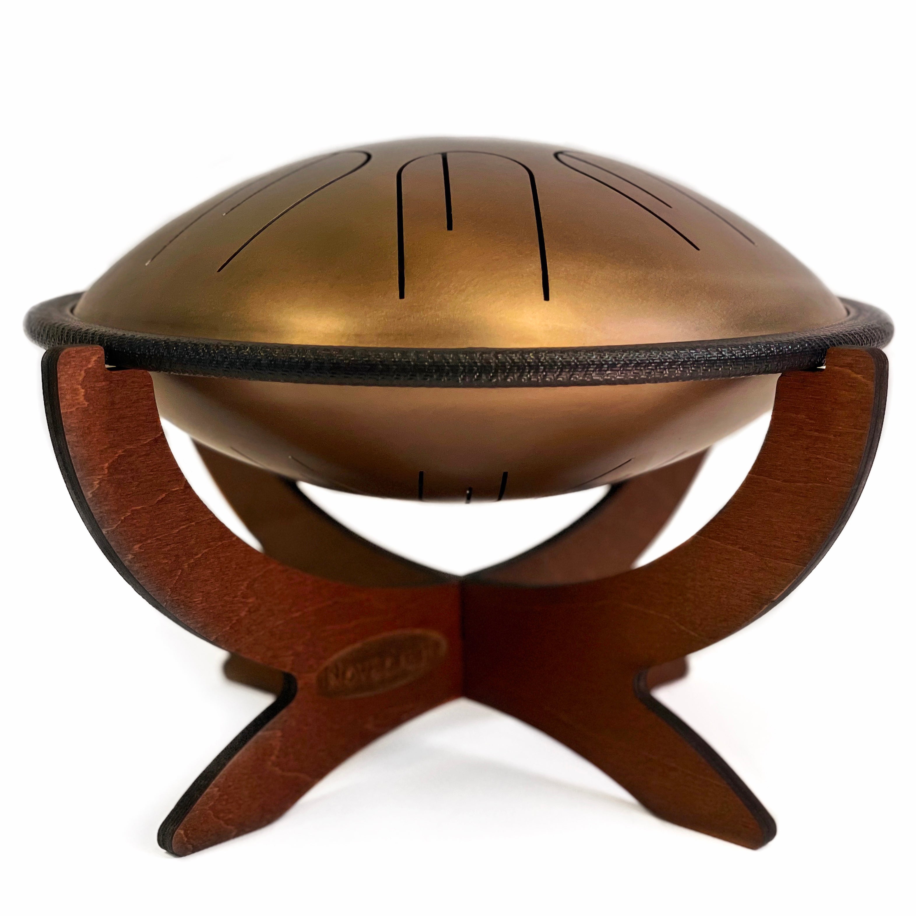 【美品ほぼ未使用品】 Nova Drum 28片面※内部チャイムなしタングドラム Nova 28 'Gold' two-sided | Steel Tongue Drum – Handmade & Premium